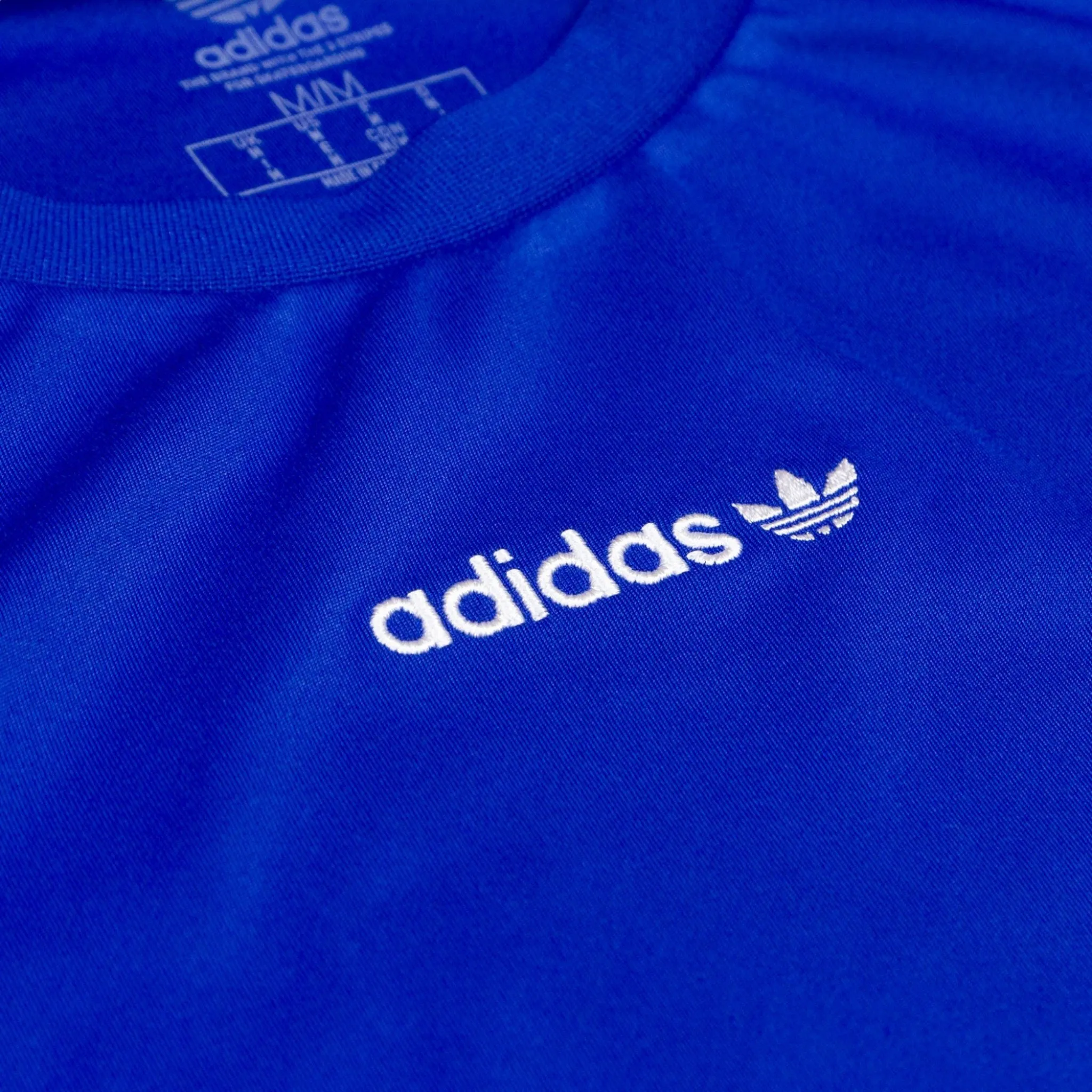 Adidas CL Jersey T-Shirt - Royal Blue/Better Scarlett