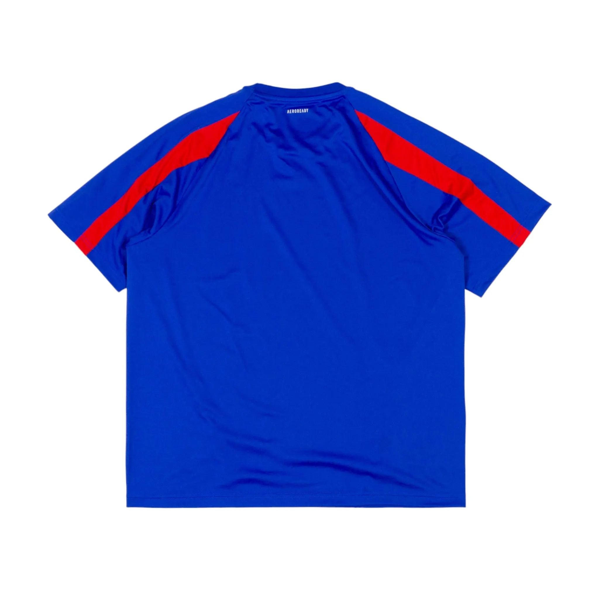 Adidas CL Jersey T-Shirt - Royal Blue/Better Scarlett