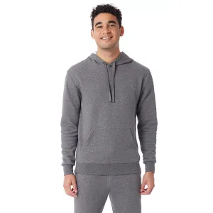 Alternative Apparel Men's Dark Heather Grey Eco Cozy Fleece Pullover Hooded Sweatshirt