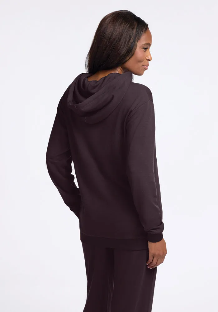 Avery Hoodie - Chocolate Plum