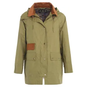 Barbour Oxburgh Showerproof Ladies Jacket - Olive/Classic