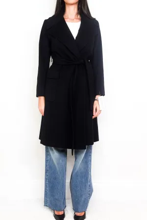 Black cashmere coat RRP £700