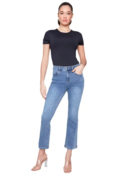 BOOTCUT STRETCH MEDIUM WASH JEANS