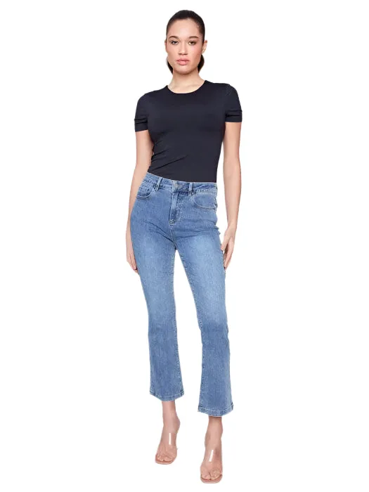 BOOTCUT STRETCH MEDIUM WASH JEANS