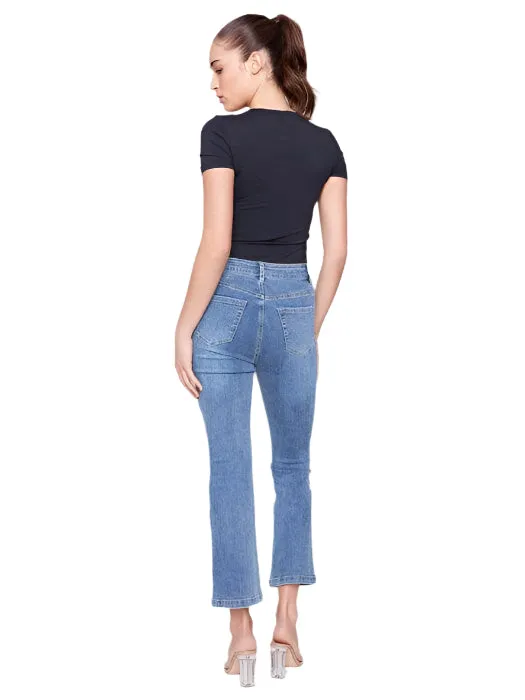 BOOTCUT STRETCH MEDIUM WASH JEANS