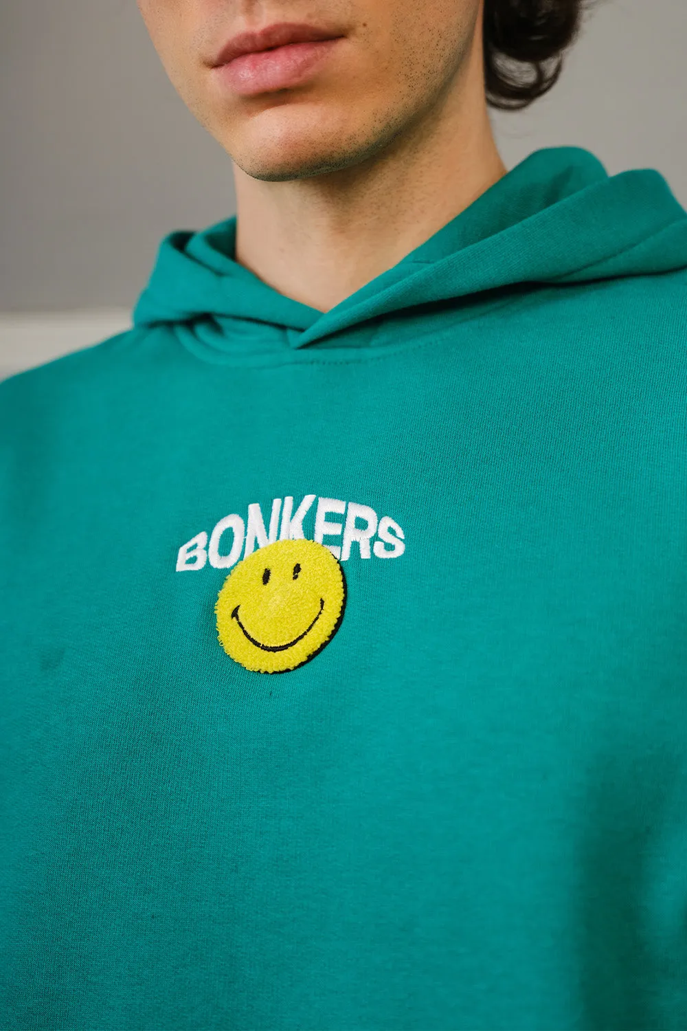 Bottle Green Smiley Originals Hoodie