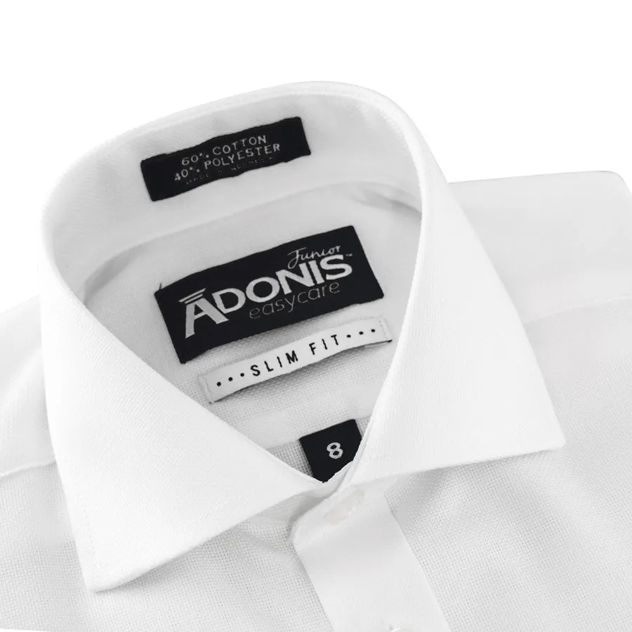 Boys Adonis White on White Shirt