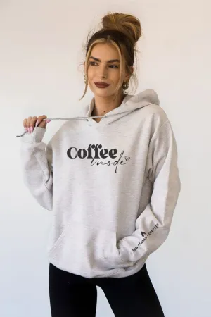 Coffee Mode Graphic Hoodie