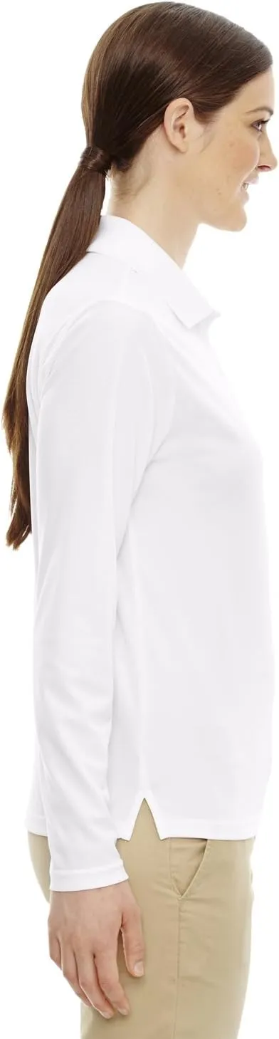 Core 365 Women's Ash City Pique Polo White CA05155