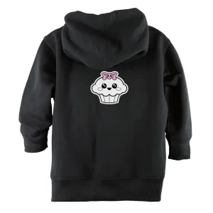 Cupcake Front Zipper Toddler Hoodie