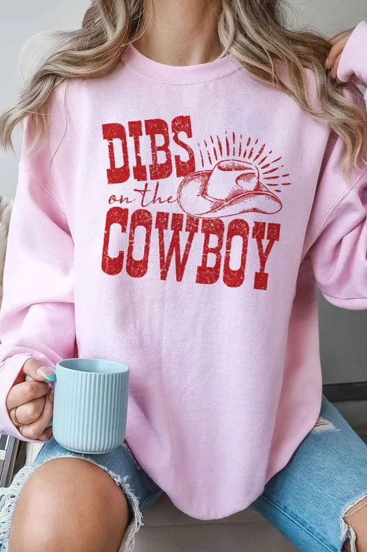 Dibs On the Cowboy Oversized Sweatshirt