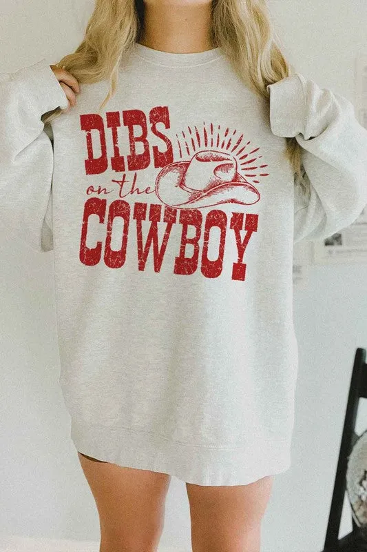 Dibs On the Cowboy Oversized Sweatshirt