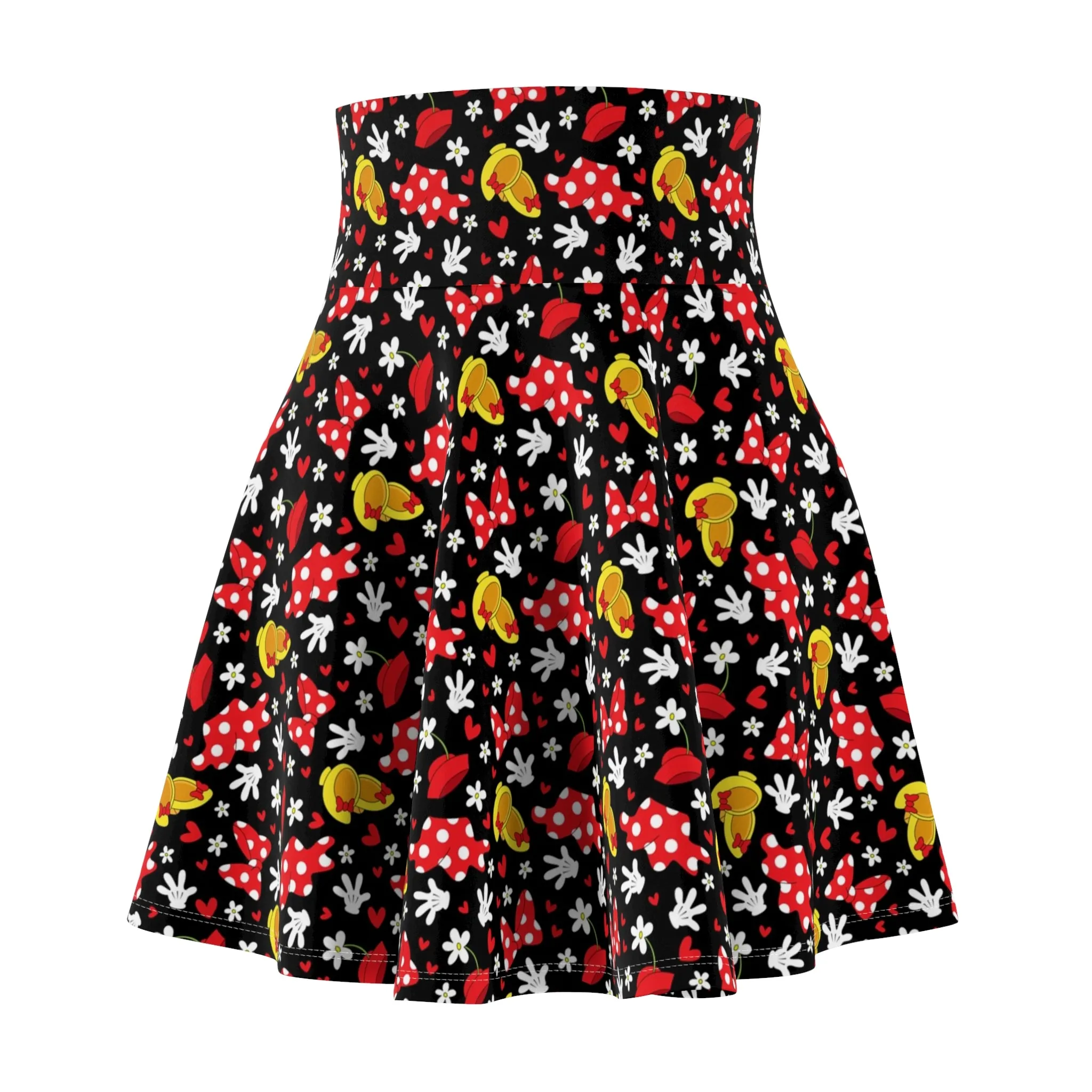 Disney Minnie Mouse All About The Bows Women's Skater Skirt