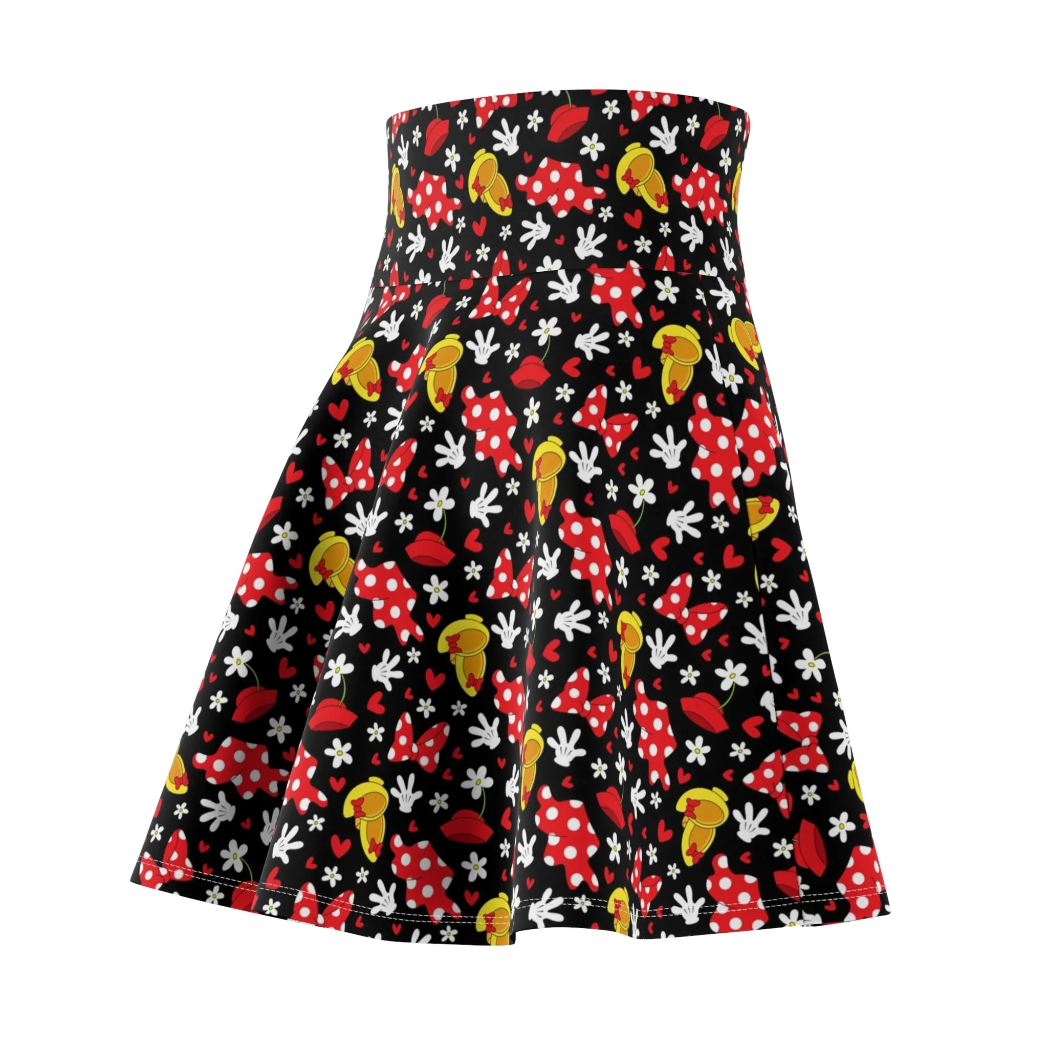 Disney Minnie Mouse All About The Bows Women's Skater Skirt