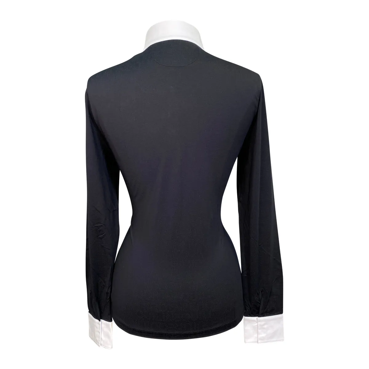 Equiline 'Cindrac' Long Sleeve Show Shirt in Black - Women's IT 44 (US 10)