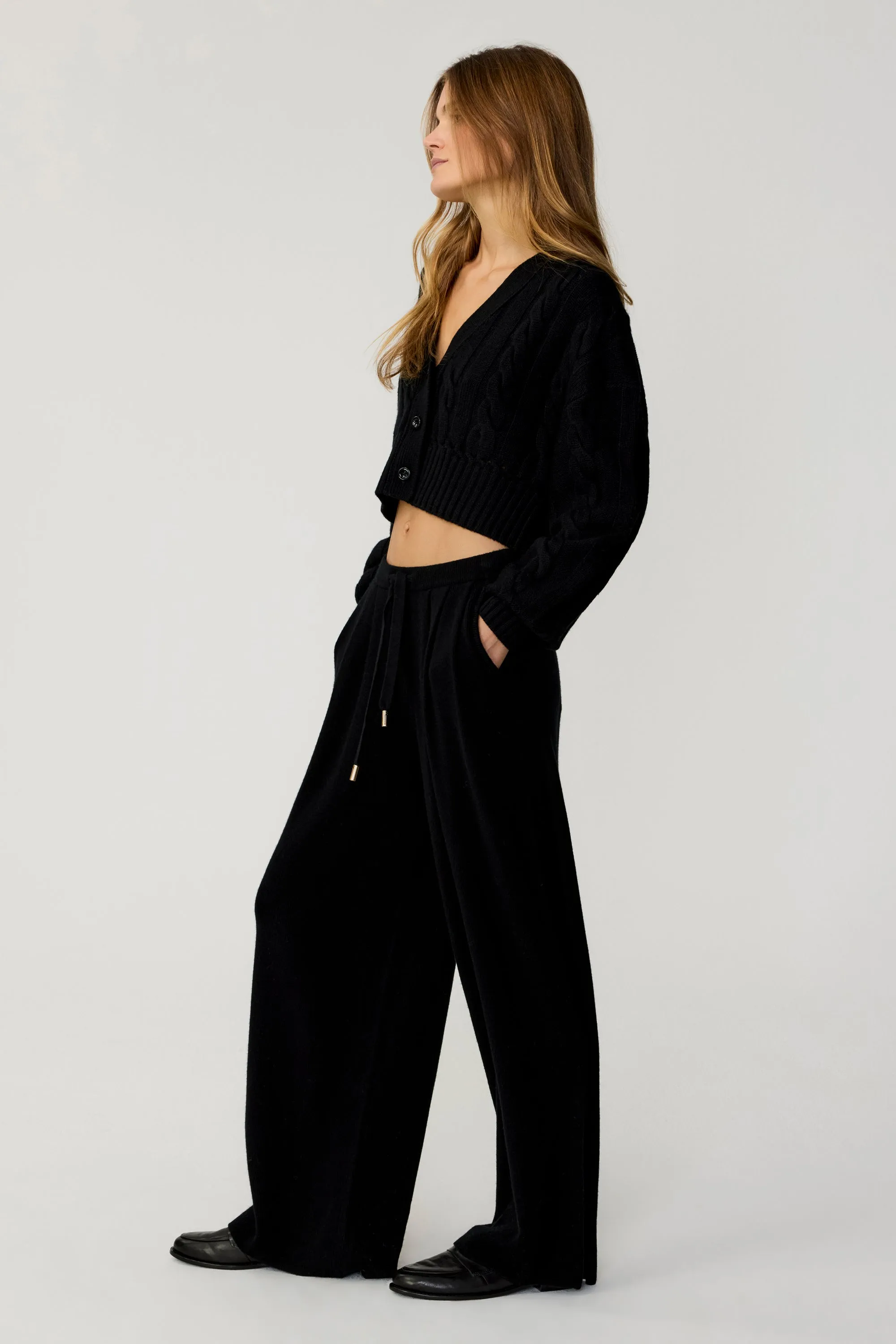 Erin Cashmere Wide Leg Pants