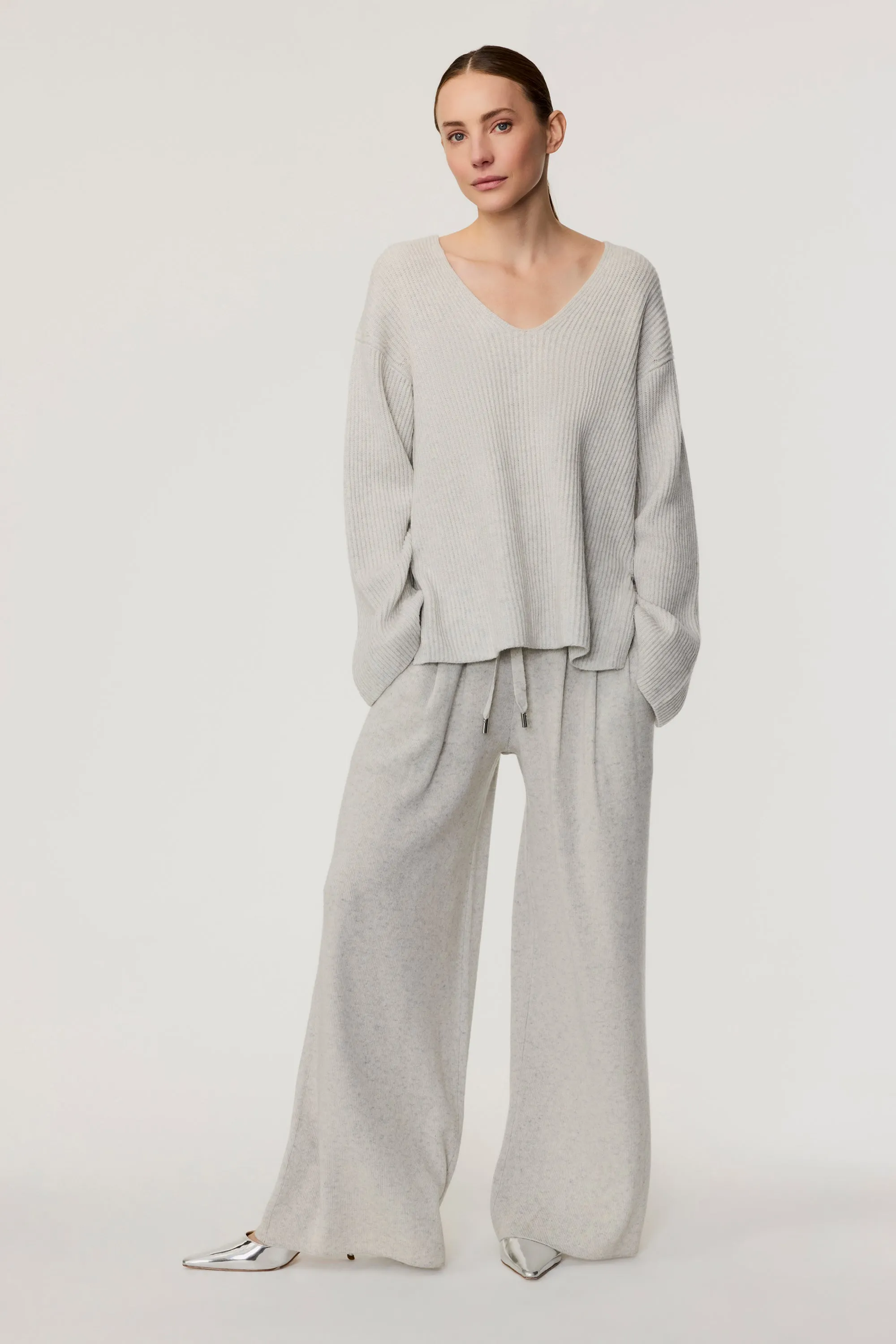 Erin Cashmere Wide Leg Pants