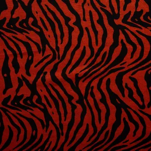 European Printed Knit - SOPHIA - Zebra - Red