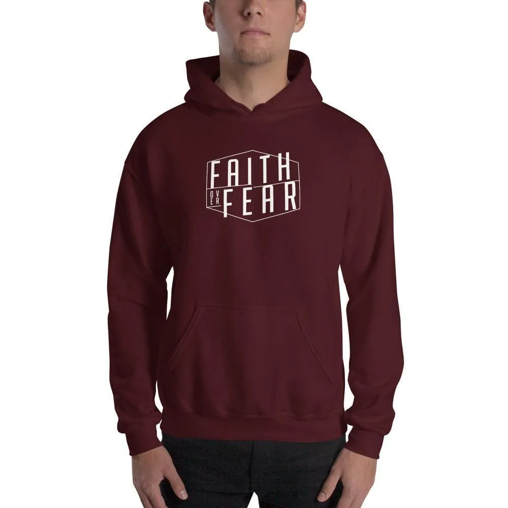 Faith over Fear Christian Hoodie Sweatshirt