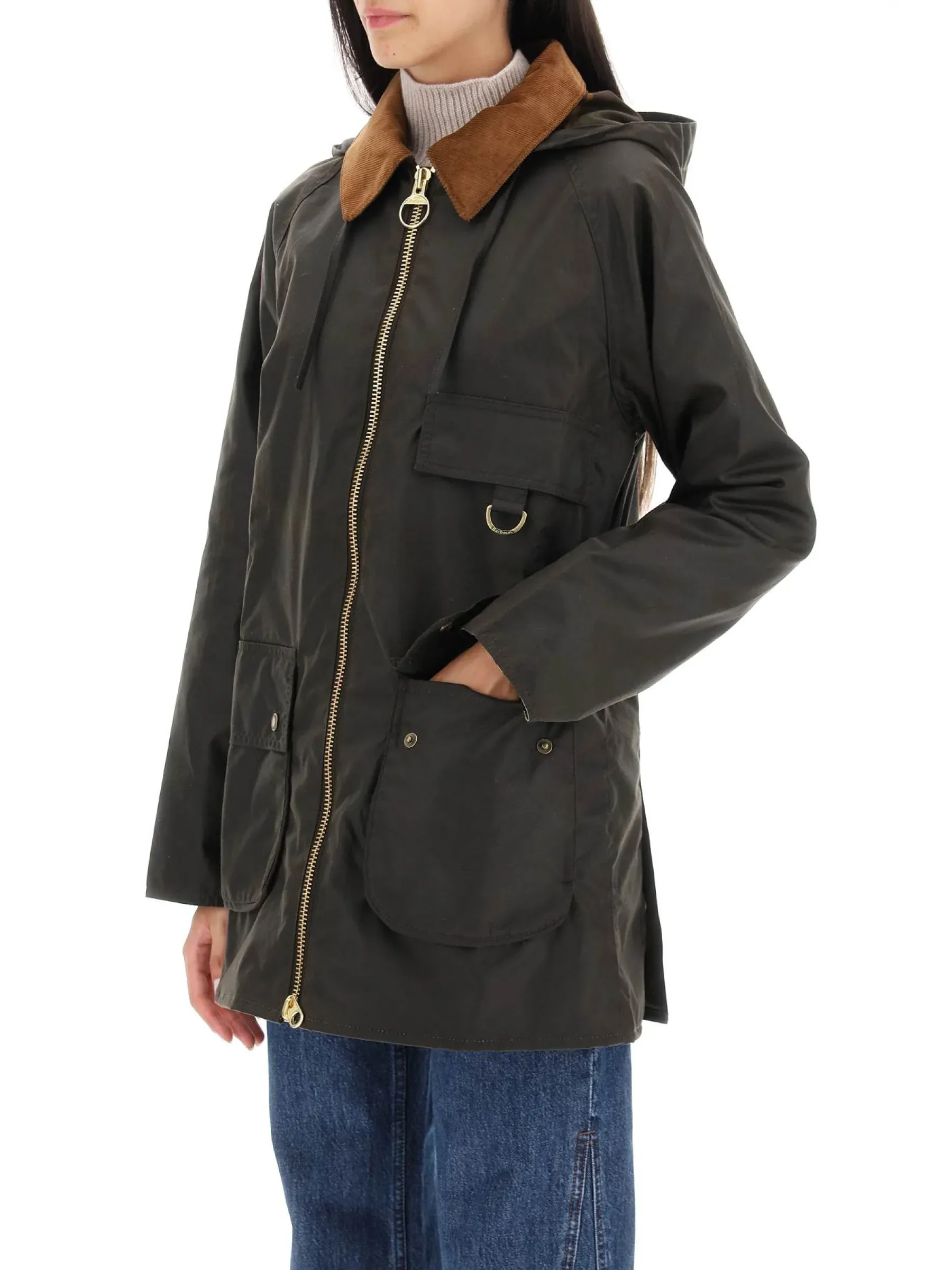 Highclere Hooded Waxed Jacket