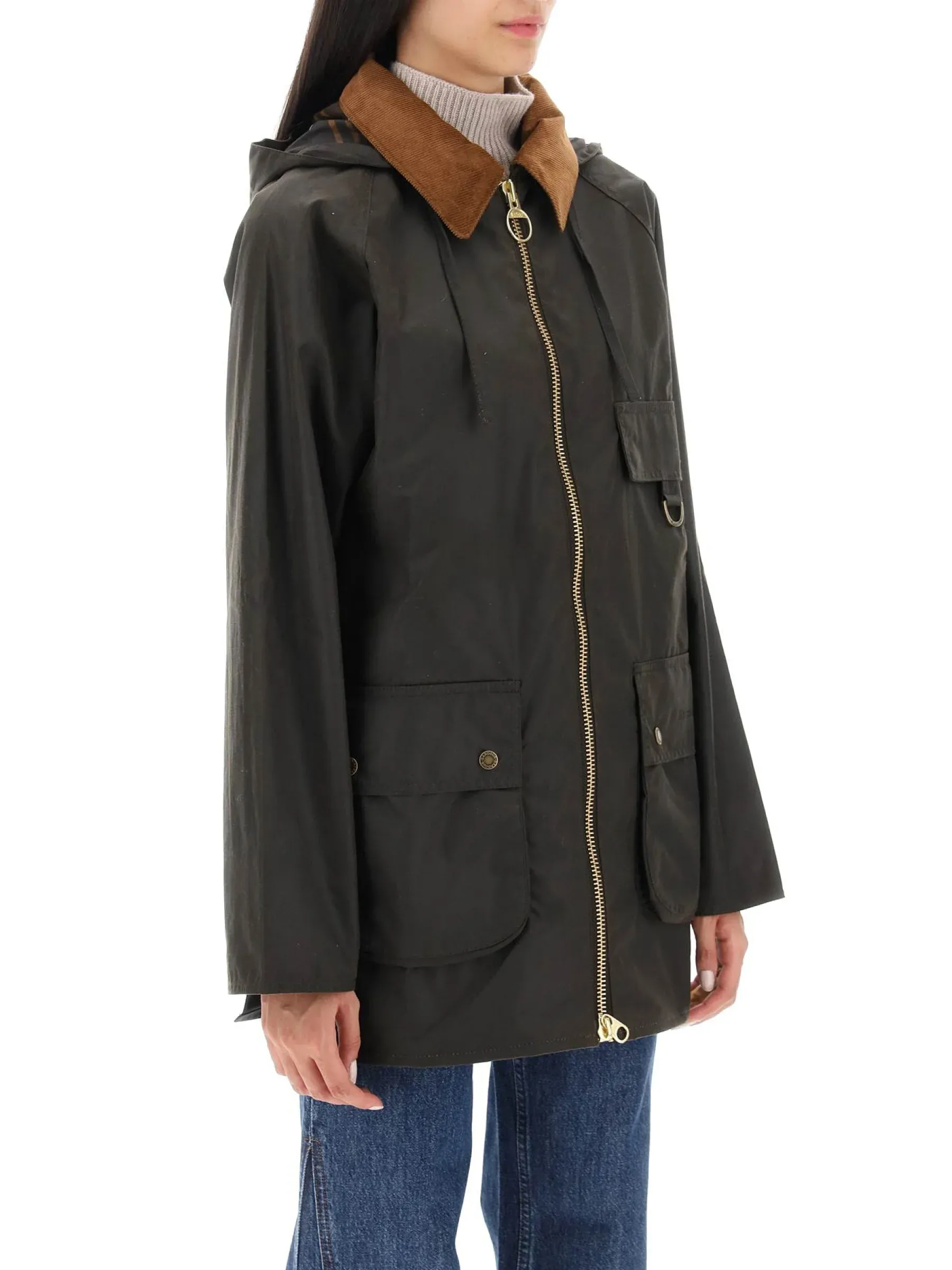 Highclere Hooded Waxed Jacket