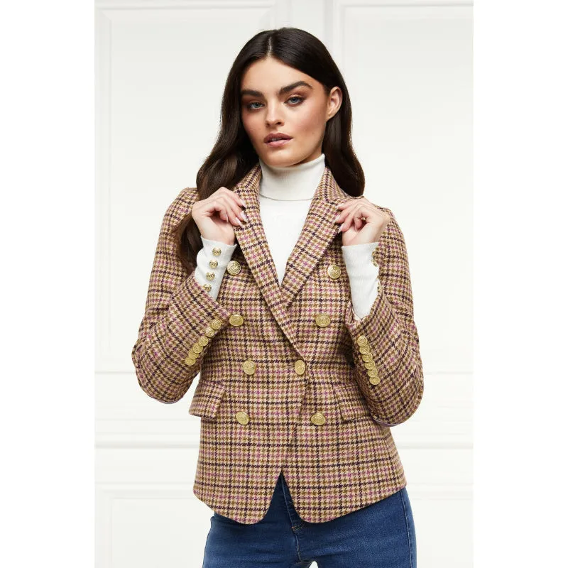 Holland Cooper Knightsbridge Ladies Tweed Blazer - Sudeley Pink