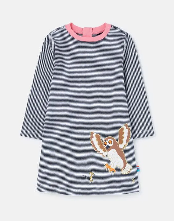 Joules Gruffalo Rosalee Long Sleeve A-Line Dress