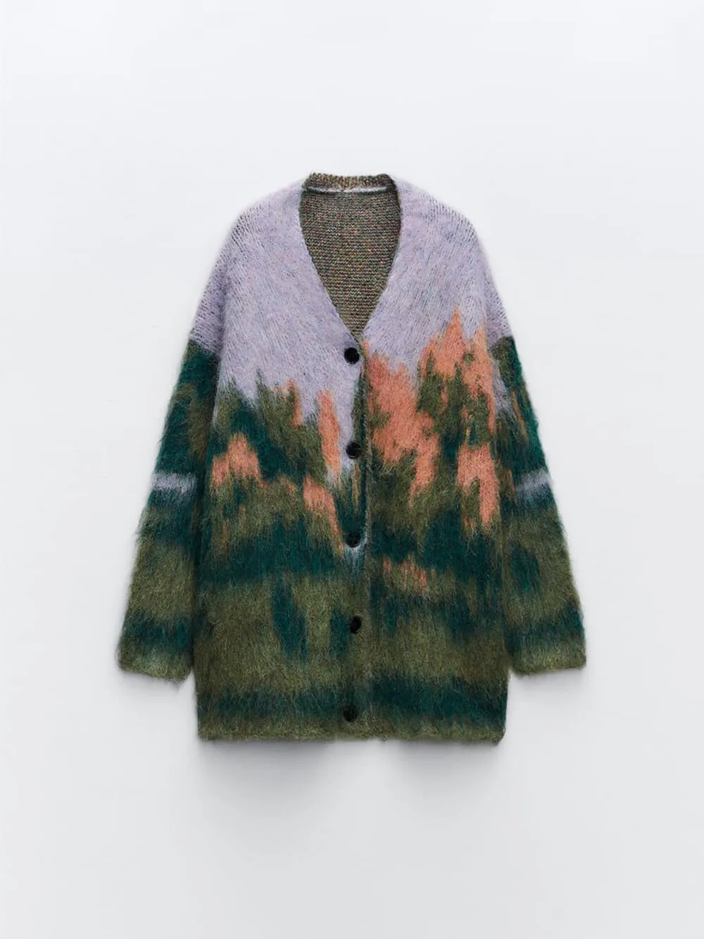 Landscape Knit Coat