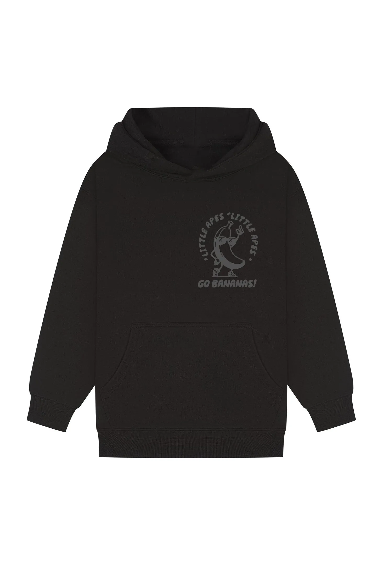 Little Apes Go Bananas! Hoodie - Black