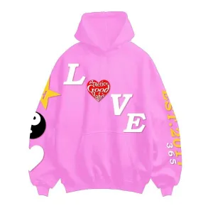 Love Hoodie Pink