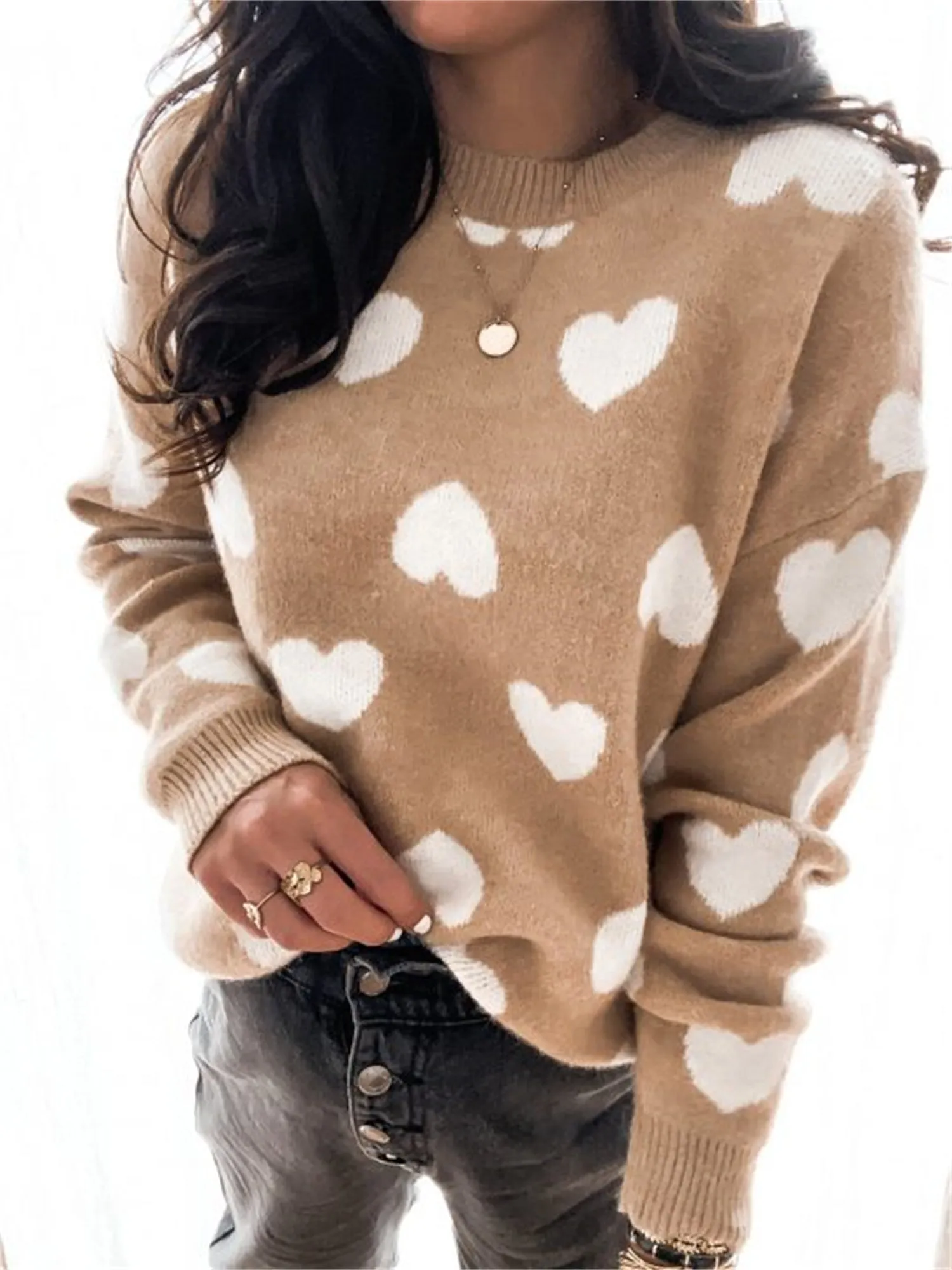 Love Valentine Day Sweater Wholesale Women