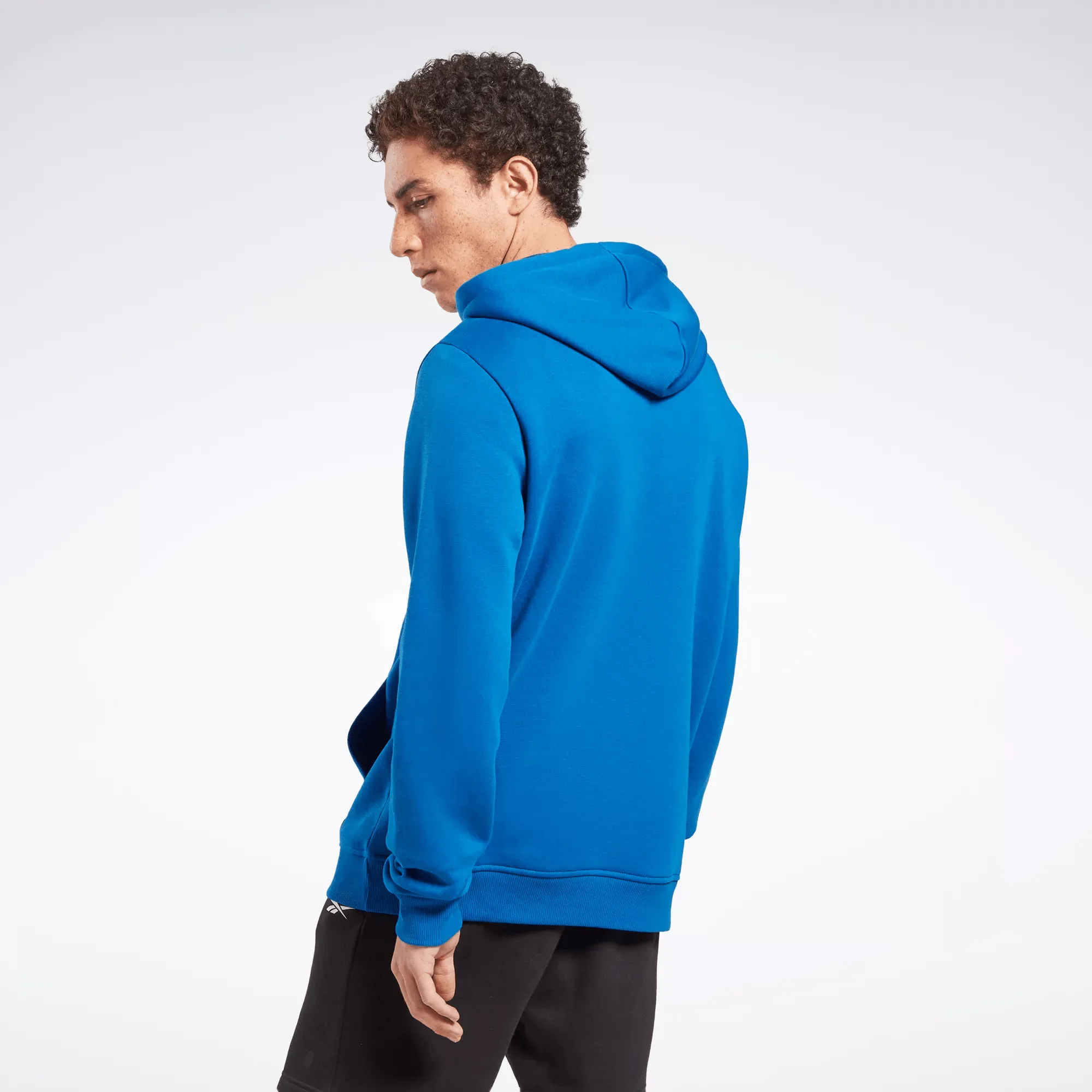 Men's Reebok Identity Fleece Stacked Logo Pullover Hoodie