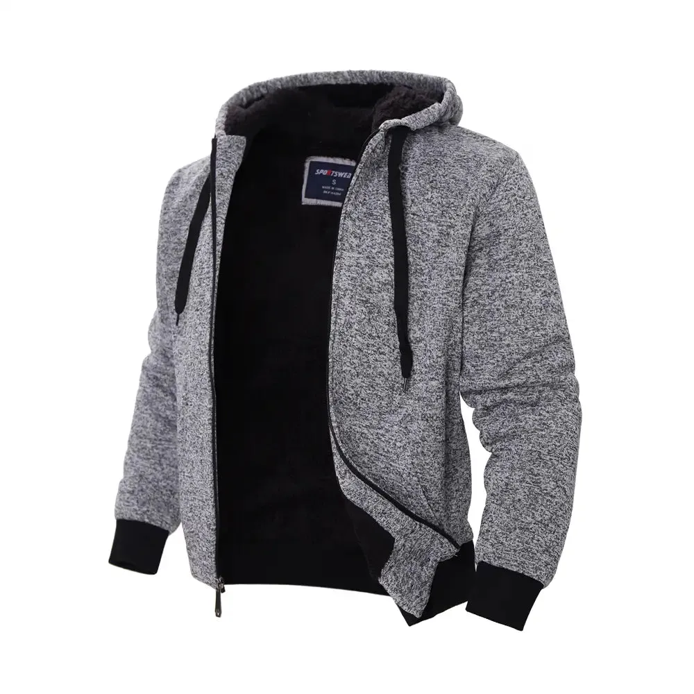 Men's Sherpa Hooded Sweatshirt