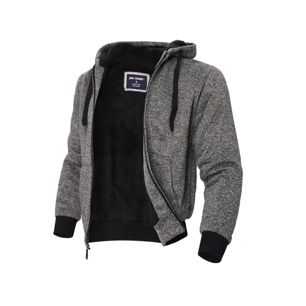 Men's Sherpa Hooded Sweatshirt