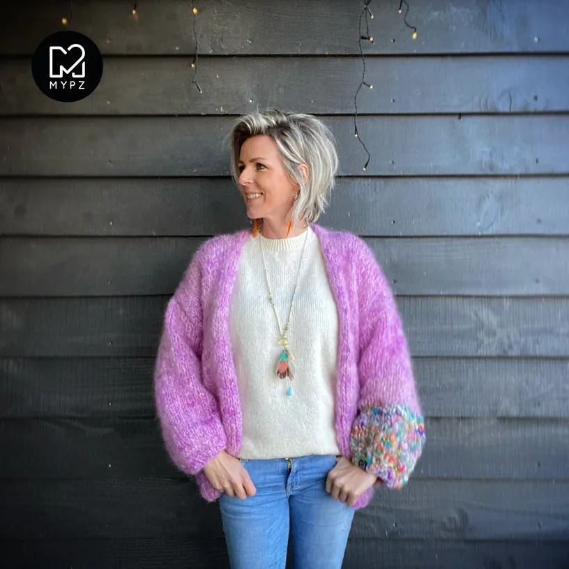 MYPZ Chunky Mohair Cardigan Arty