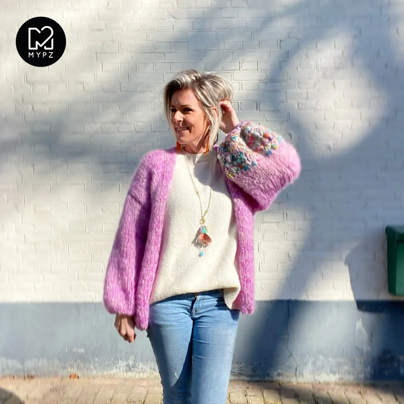 MYPZ Chunky Mohair Cardigan Arty