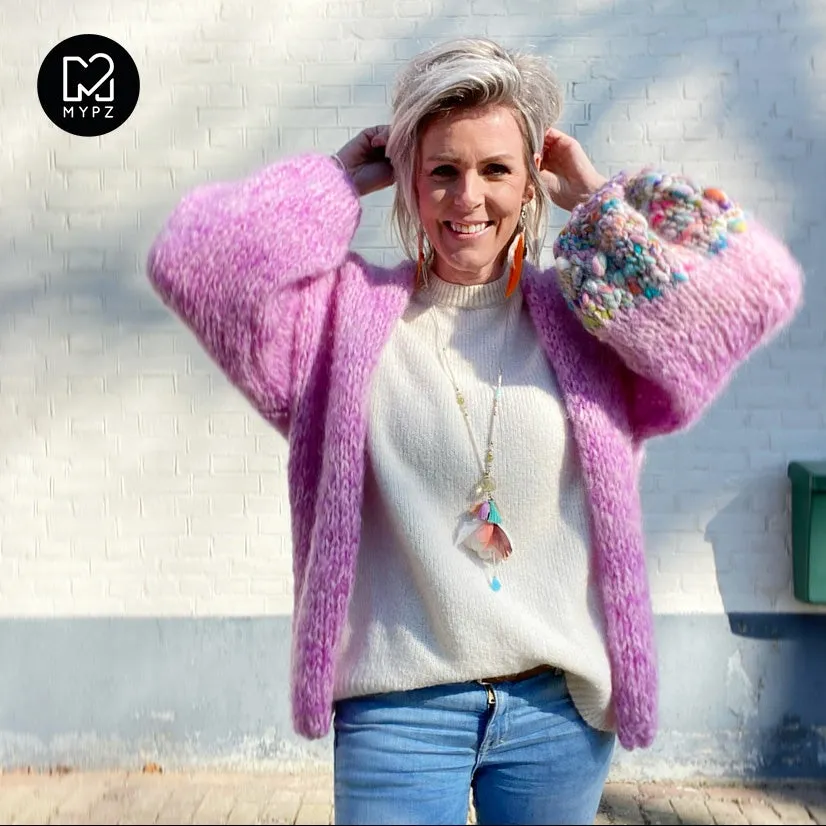 MYPZ Chunky Mohair Cardigan Arty