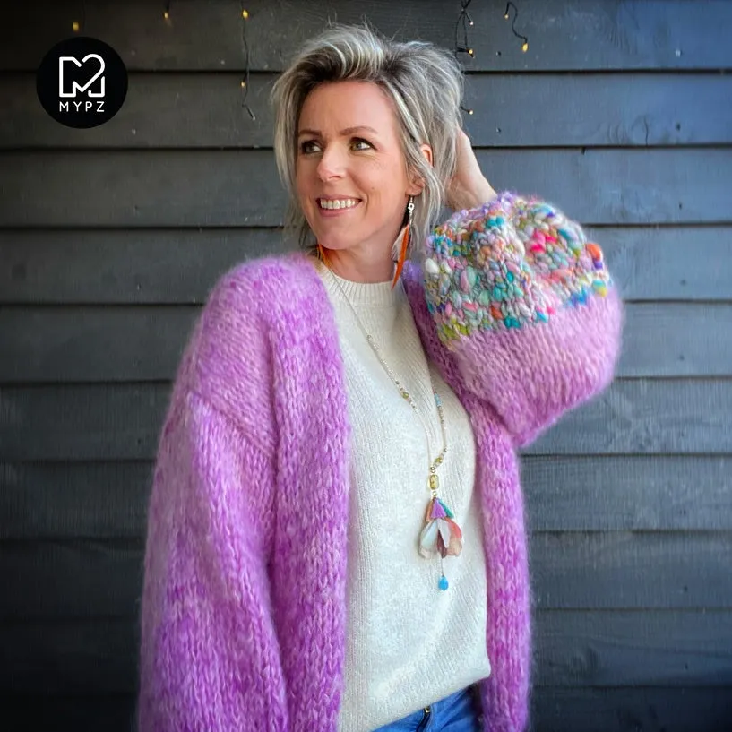 MYPZ Chunky Mohair Cardigan Arty