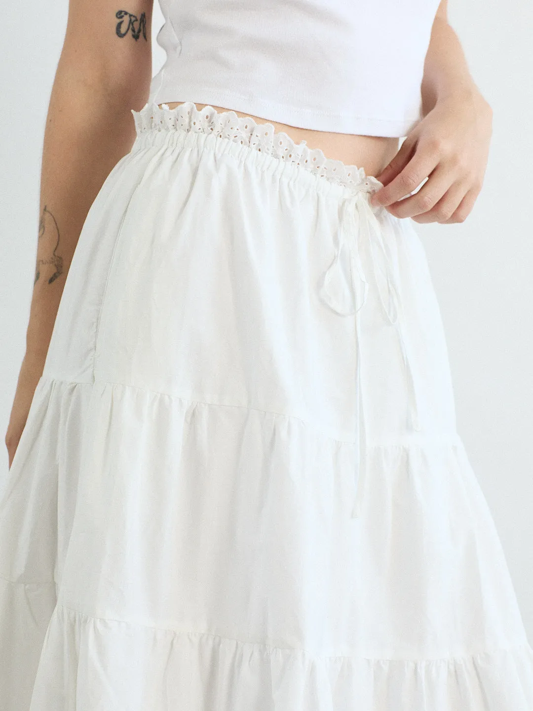 Myrrh Skirt - White