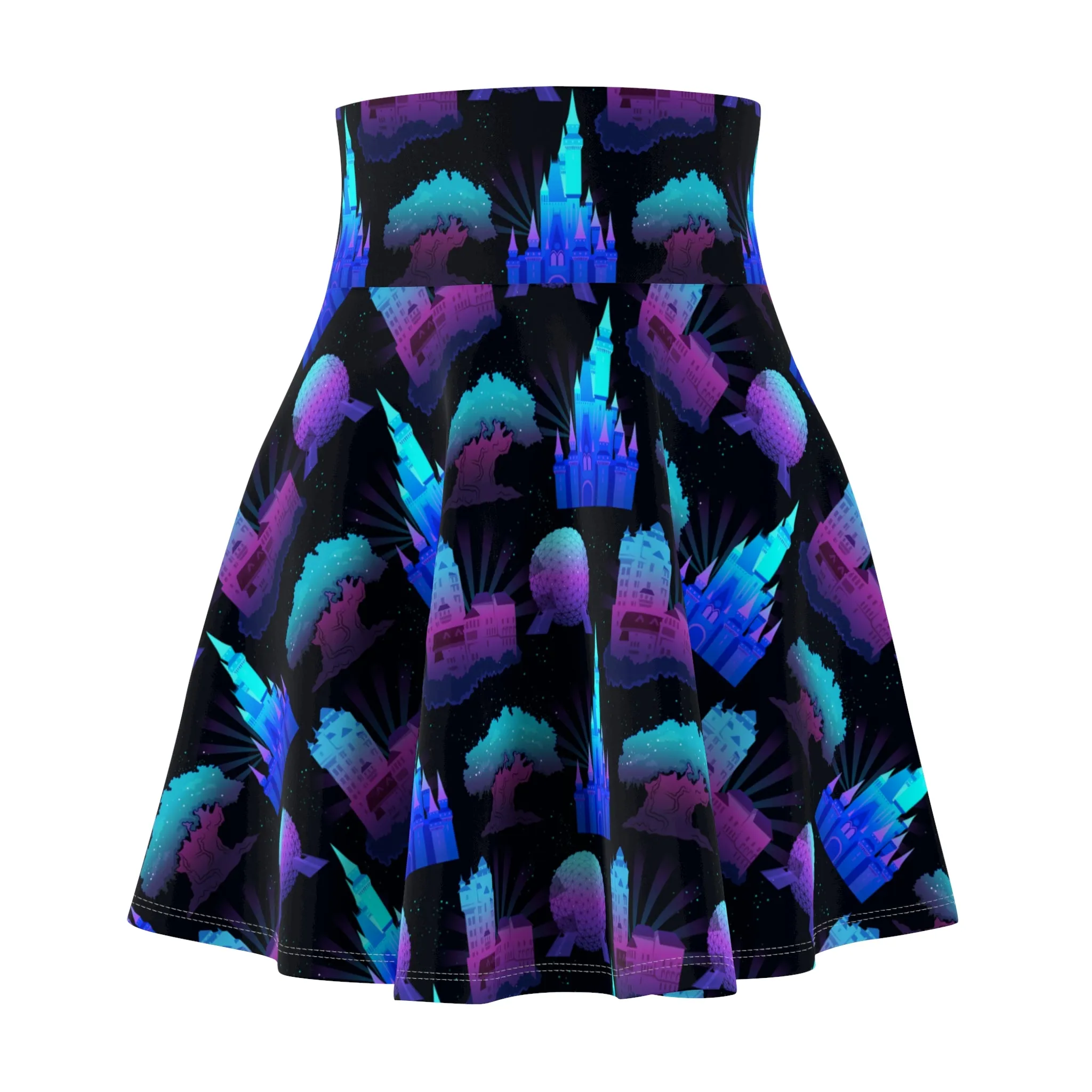 Parks At Night Women's Skater Skirt