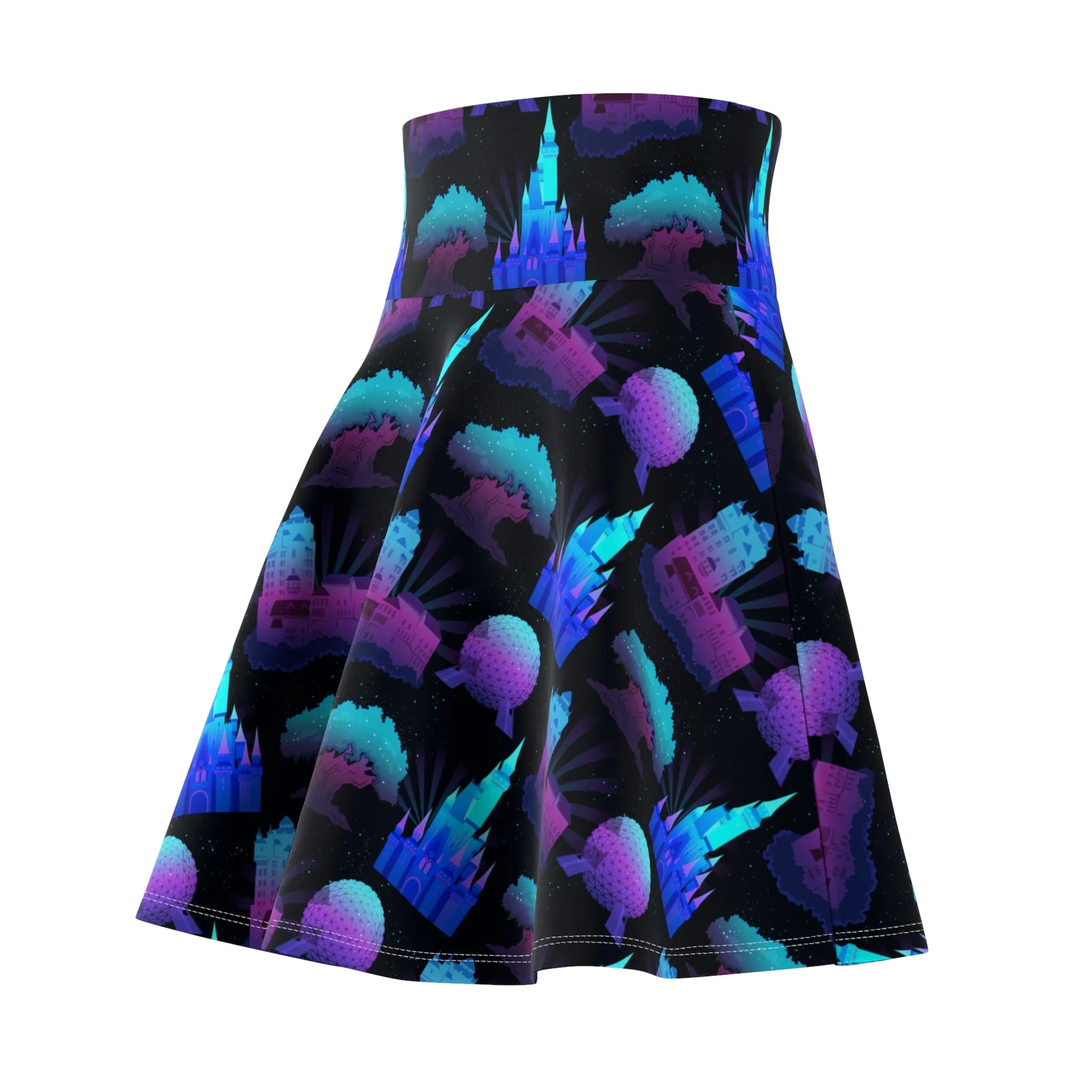 Parks At Night Women's Skater Skirt