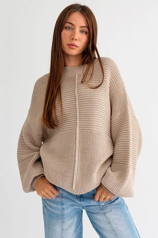 Rocky Ribbed Knitted Sweater | 2 Colors