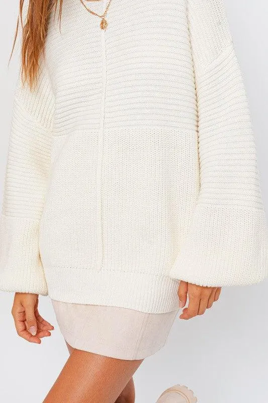 Rocky Ribbed Knitted Sweater | 2 Colors