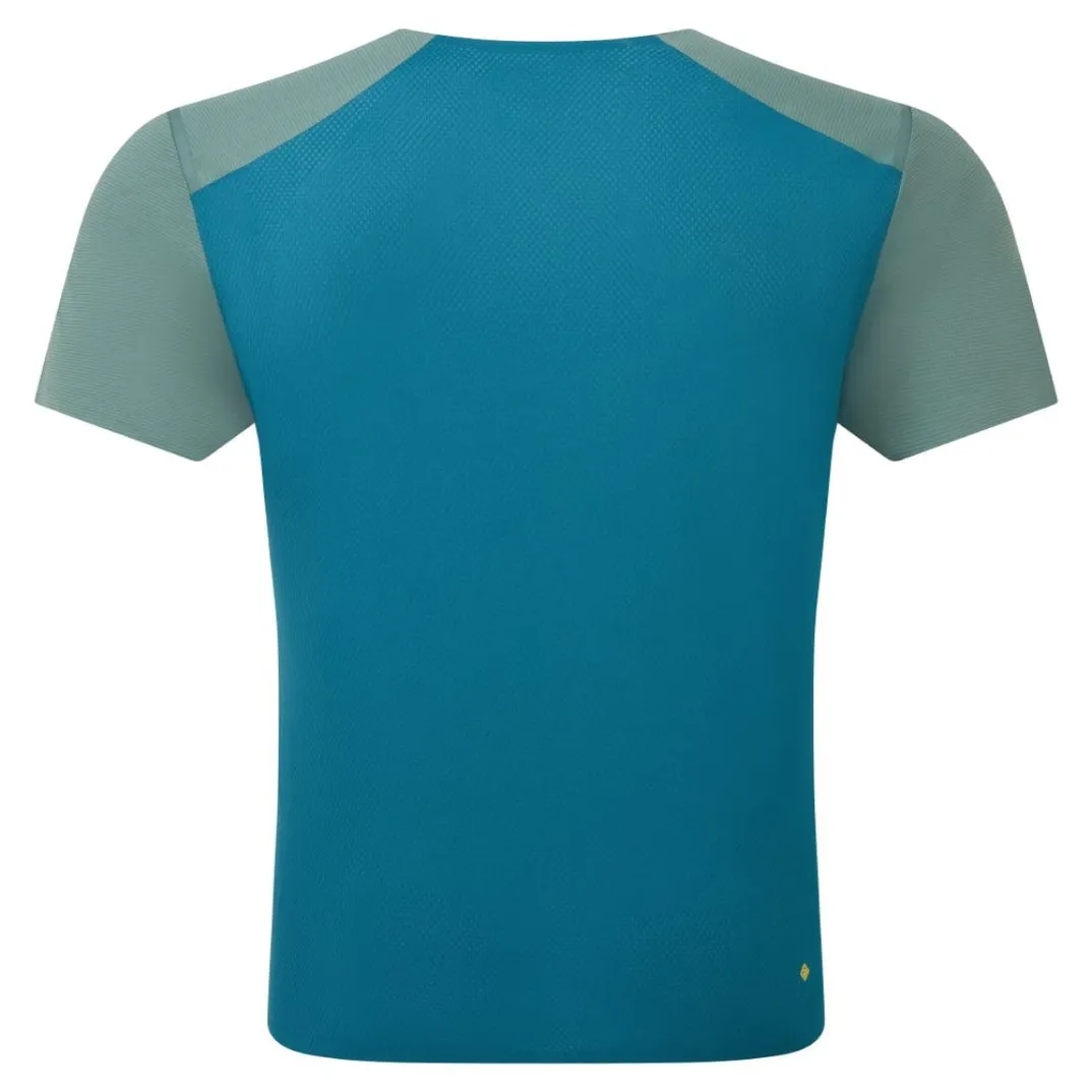 Ronhill Men's Tech Race Short Sleeve Tee in Dark Sage/Deep Teal AW24