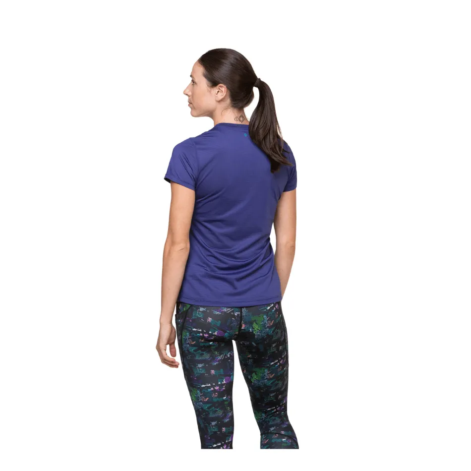 Ronhill Women's Tech Short Sleeve Tee in Deep Ocean/Marine AW24