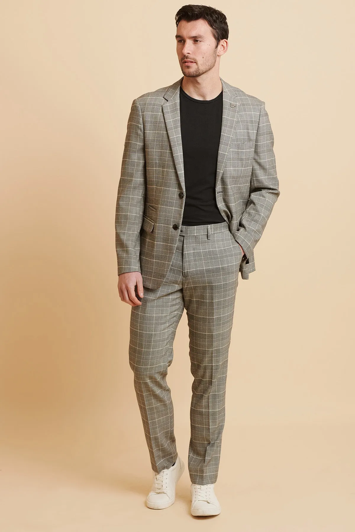 ROSS - Grey Check Blazer