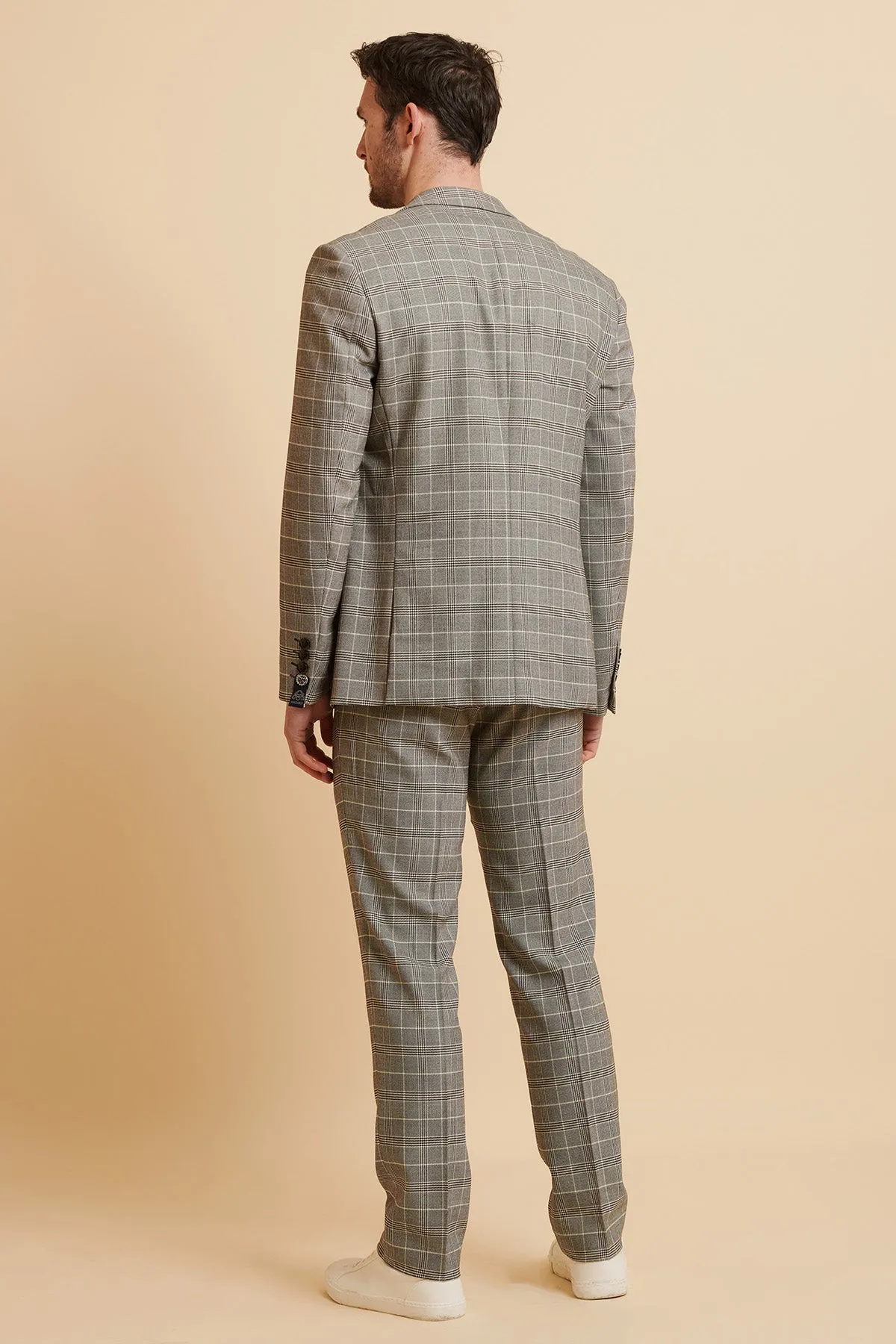 ROSS - Grey Check Blazer