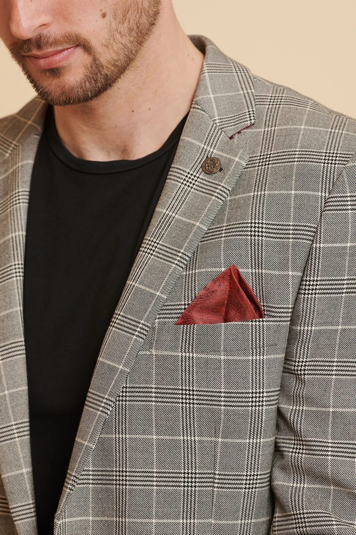 ROSS - Grey Check Blazer