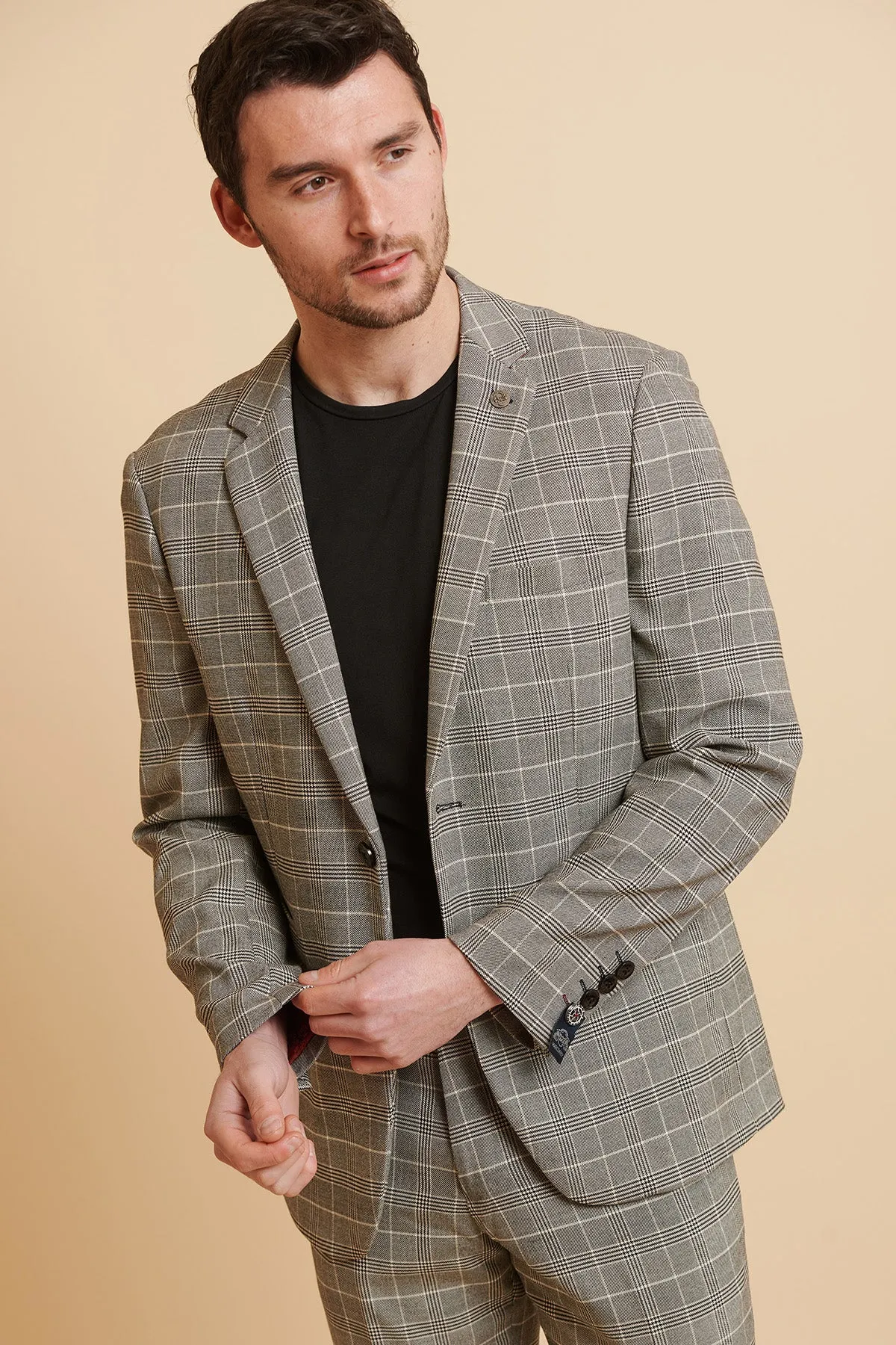 ROSS - Grey Check Blazer