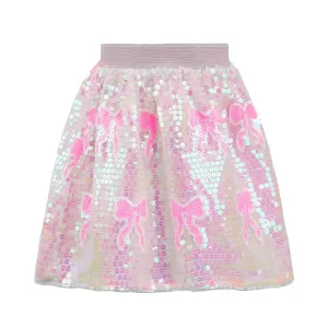 Sequin Bow Skirt